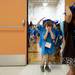 Safety Town graduates file out of the gym as they walk to the stage for graduation at Dicken Elementary School on Friday, July, 26, 2013. Melanie Maxwell | AnnArbor.com